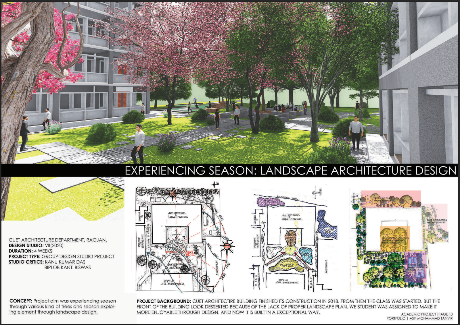 Experiencing Season: Landscape Architecture Design